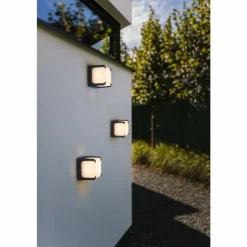 Applique murale d'extérieur Lutec ARMOR LED Anthracite, 1 lumière