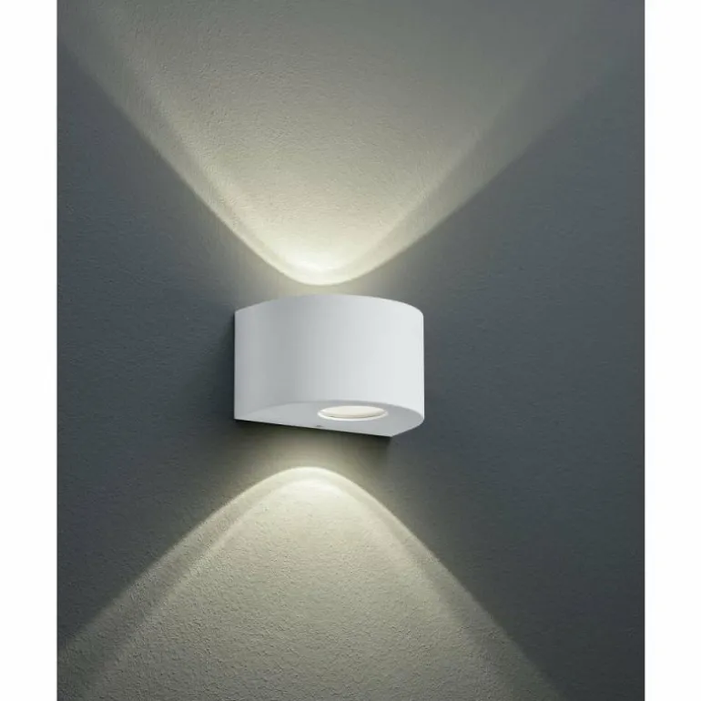 Applique murale d'extérieur Reality ROSARIO LED Blanc, 2 lumières