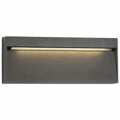 Applique murale d'extérieur KS Verlichting Shadow LED Noir, 1 lumière