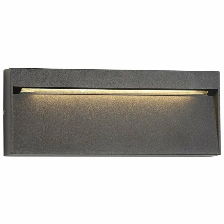 Applique murale d'extérieur KS Verlichting Shadow LED Noir, 1 lumière