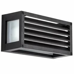 Applique murale d'extérieur KS Verlichting Bars Noir, 1 lumière