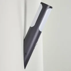 Applique murale d'extérieur Nalmaibrück Anthracite, 1 lumière, Détecteur de mouvement