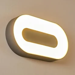 Applique murale d'extérieur Felsted LED Argenté, 1 lumière