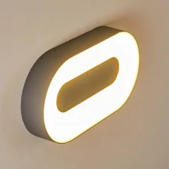 Applique murale d'extérieur Felsted LED Argenté, 1 lumière