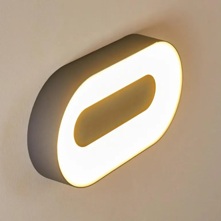 Applique murale d'extérieur Felsted LED Argenté, 1 lumière