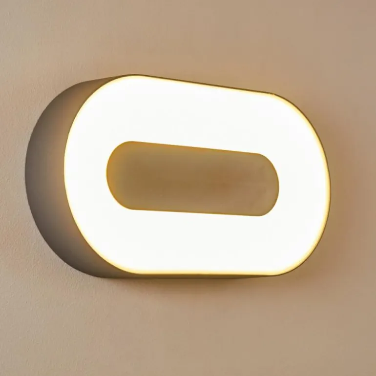 Applique murale d'extérieur Felsted LED Argenté, 1 lumière