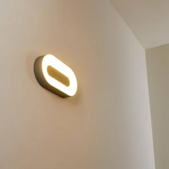 Applique murale d'extérieur Felsted LED Argenté, 1 lumière