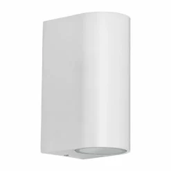 Applique murale d'extérieur EGLO CALVILLO LED Transparent, Blanc, 2 lumières