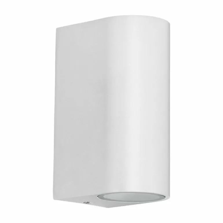 Applique murale d'extérieur EGLO CALVILLO LED Transparent, Blanc, 2 lumières