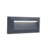Applique murale d'extérieur Lutec HELENA LED Anthracite, 1 lumière