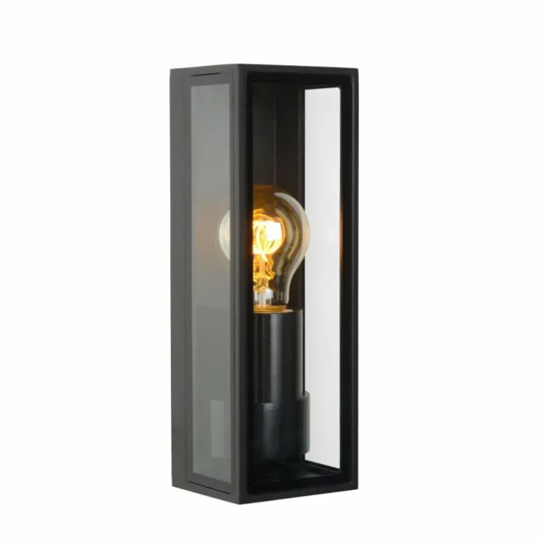 Applique murale d'extérieur Lucide DUKAN Noir, 1 lumière