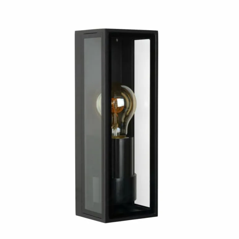 Applique murale d'extérieur Lucide DUKAN Noir, 1 lumière