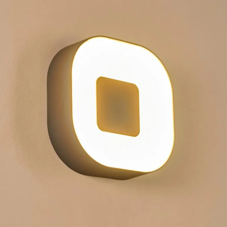 Applique murale d'extérieur Feldsted LED Argenté, 1 lumière