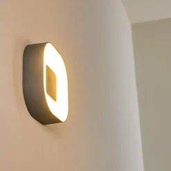 Applique murale d'extérieur Feldsted LED Argenté, 1 lumière