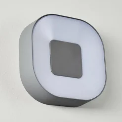 Applique murale d'extérieur Feldsted LED Argenté, 1 lumière