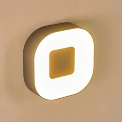 Applique murale d'extérieur Feldsted LED Argenté, 1 lumière