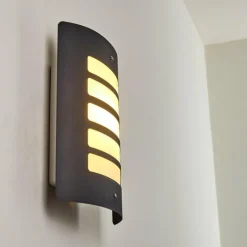 Applique murale d'extérieur Alslev Anthracite, 1 lumière