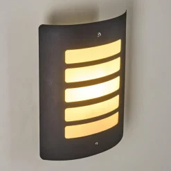 Applique murale d'extérieur Alslev Anthracite, 1 lumière