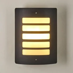 Applique murale d'extérieur Alslev Anthracite, 1 lumière