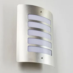 Applique murale d'extérieur Alslev Acier inoxydable, 1 lumière