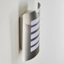Applique murale d'extérieur Alslev Acier inoxydable, 1 lumière