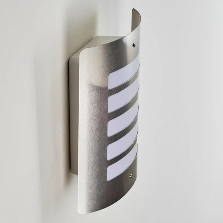 Applique murale d'extérieur Alslev Acier inoxydable, 1 lumière