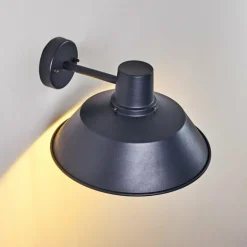 Applique murale d'extérieur Maloja Noir, 1 lumière