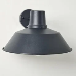 Applique murale d'extérieur Maloja Noir, 1 lumière