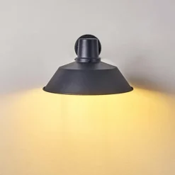 Applique murale d'extérieur Maloja Noir, 1 lumière