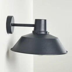 Applique murale d'extérieur Maloja Noir, 1 lumière