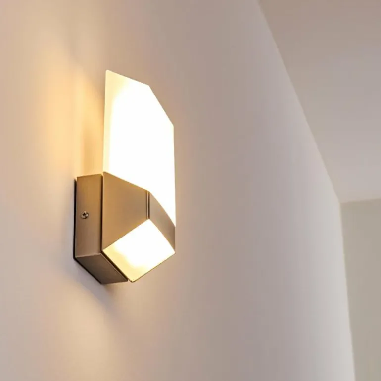 Applique murale d'extérieur Clear LED Nickel mat, 1 lumière