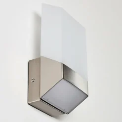 Applique murale d'extérieur Clear LED Nickel mat, 1 lumière