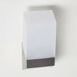 Applique murale d'extérieur Clear LED Nickel mat, 1 lumière