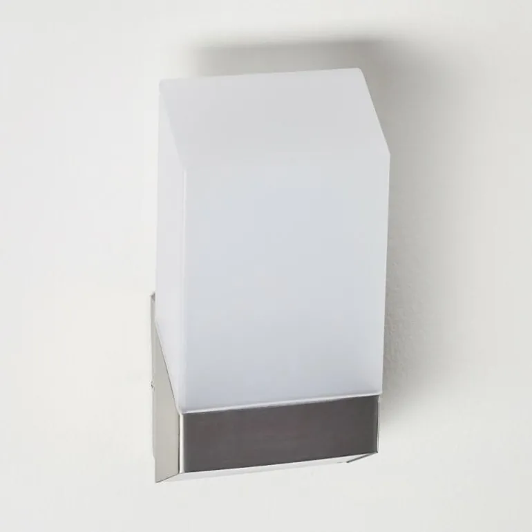 Applique murale d'extérieur Clear LED Nickel mat, 1 lumière