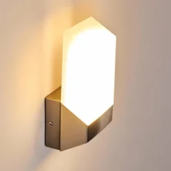 Applique murale d'extérieur Clear LED Nickel mat, 1 lumière