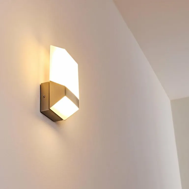 Applique murale d'extérieur Clear LED Nickel mat, 1 lumière