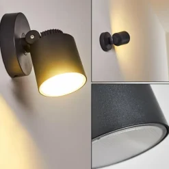 Applique murale d'extérieur Apenrader LED Anthracite, 1 lumière