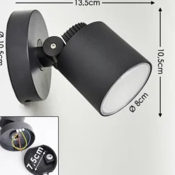 Applique murale d'extérieur Apenrader LED Anthracite, 1 lumière