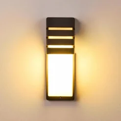 Applique murale d'extérieur Canberra Anthracite, 1 lumière