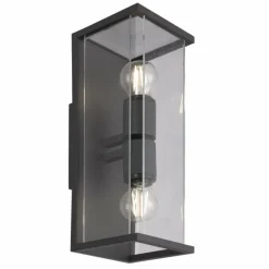 Applique murale d'extérieur Mantra MERIBEL Gris, 2 lumières