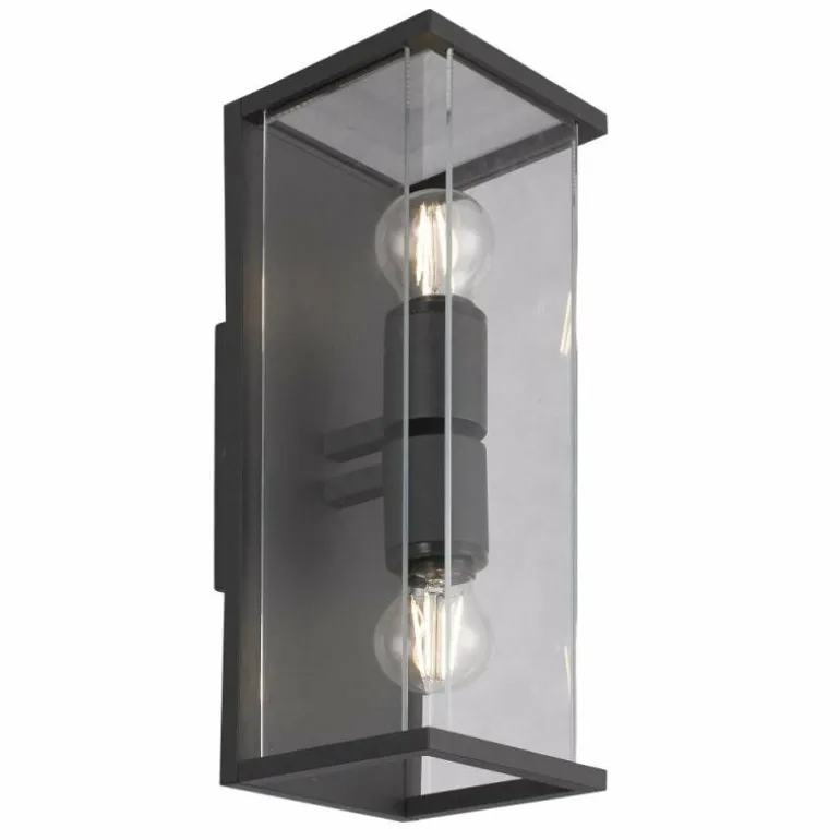 Applique murale d'extérieur Mantra MERIBEL Gris, 2 lumières