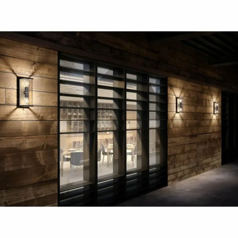 Applique murale d'extérieur Mantra MERIBEL Gris, 2 lumières