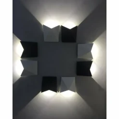 Applique murale d'extérieur Mantra TRIAX LED Gris, 1 lumière