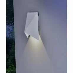 Applique murale d'extérieur Mantra TRIAX LED Blanc, 1 lumière