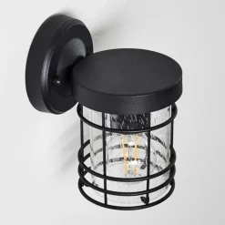 Applique murale d'extérieur Bjerndrup Noir, 1 lumière