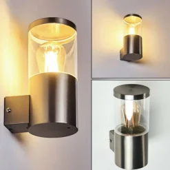 Applique murale d'extérieur Bodio Chrome, 1 lumière