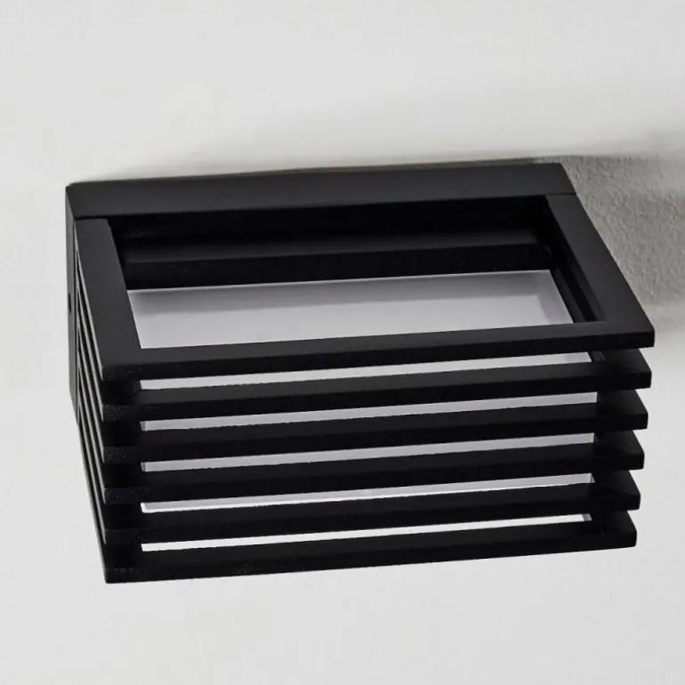 Applique murale d'extérieur Michele LED Noir, 1 lumière