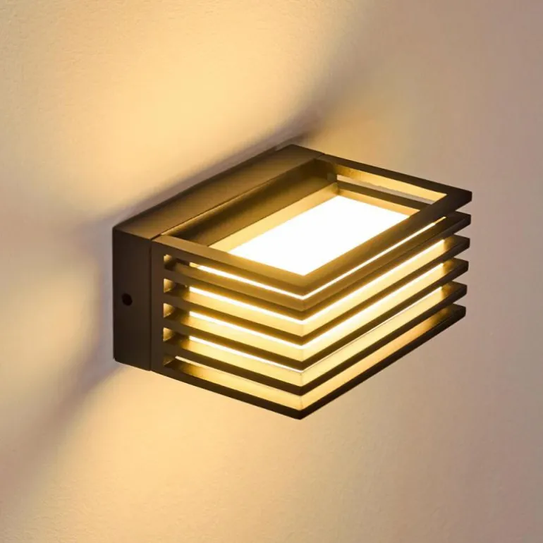 Applique murale d'extérieur Michele LED Noir, 1 lumière