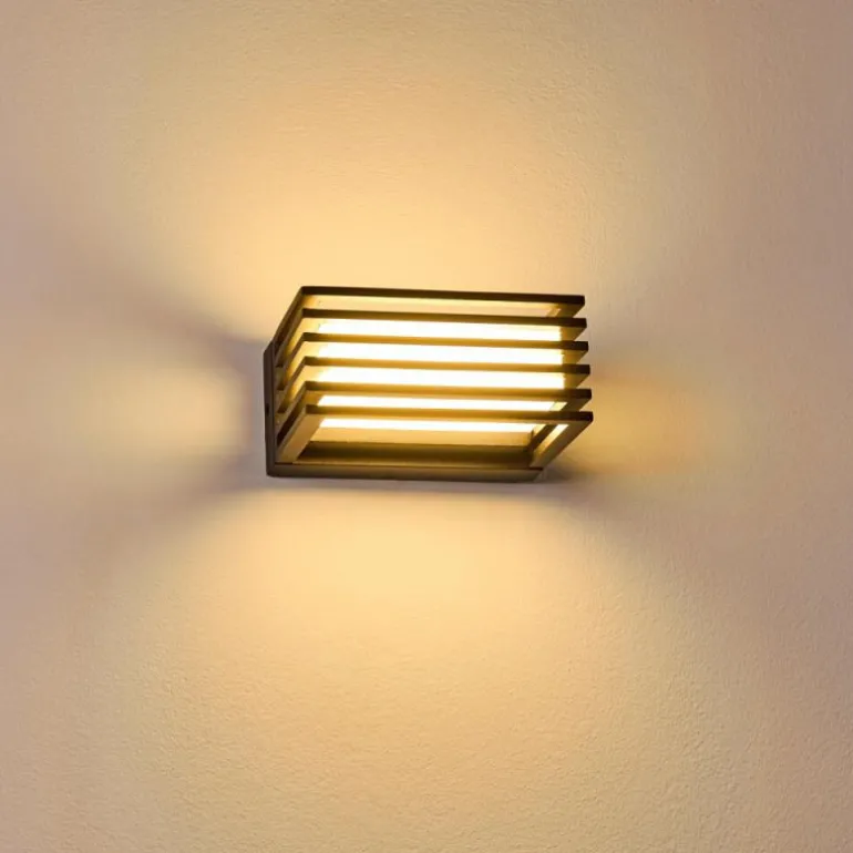 Applique murale d'extérieur Michele LED Noir, 1 lumière