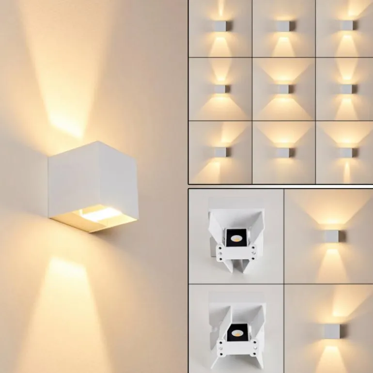 Applique murale d'extérieur Fauderup LED Blanc, 2 lumières